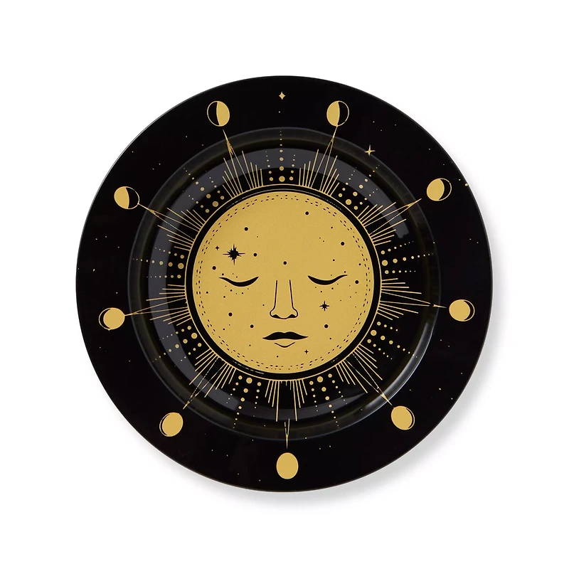 Celestial Round Ashtray with Lid