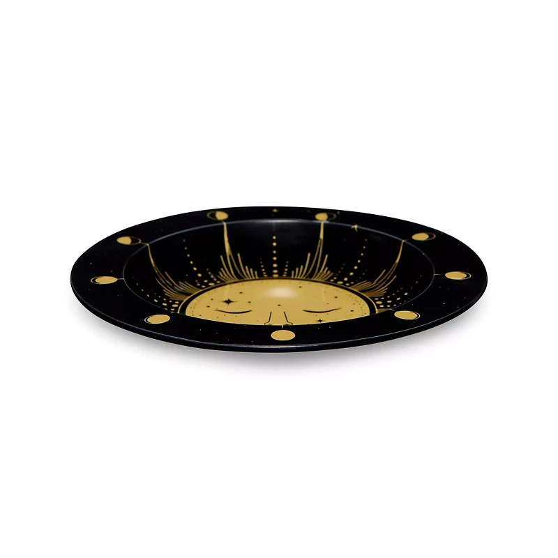 Celestial Round Ashtray with Lid