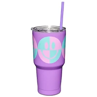 Smile Block Travel Tumbler with Straw - 30 oz.