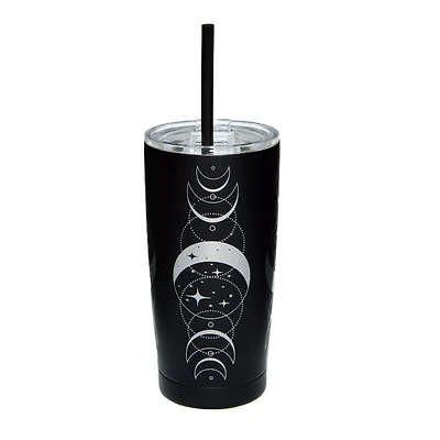 Moon Phase Cup with Straw - 20 oz.