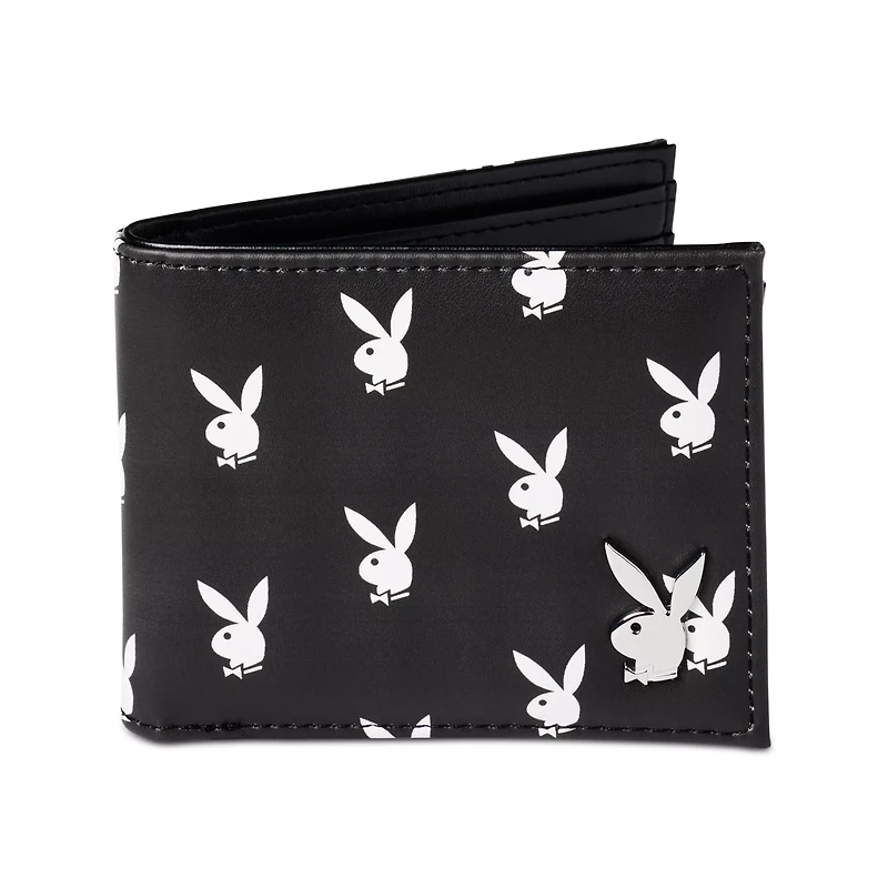 Black Playboy Bunny Bifold Wallet