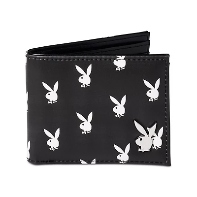 Black Playboy Bunny Bifold Wallet