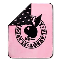 Playboy Circle Logo Fleece Blanket