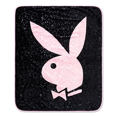 Playboy Bunny Logo Fleece Blanket