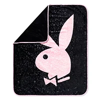 Playboy Bunny Logo Fleece Blanket