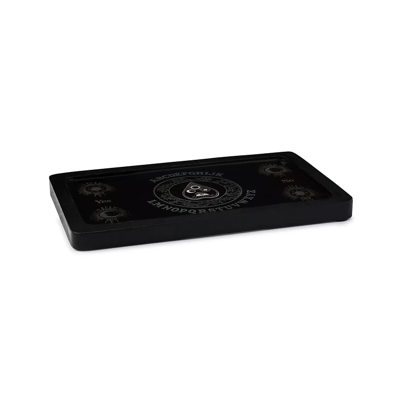 Black Ouija Board Wooden Tray