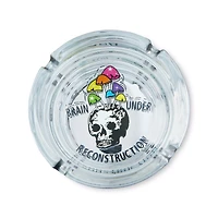Brain Under Reconstruction Skull Mushroom Ashtray