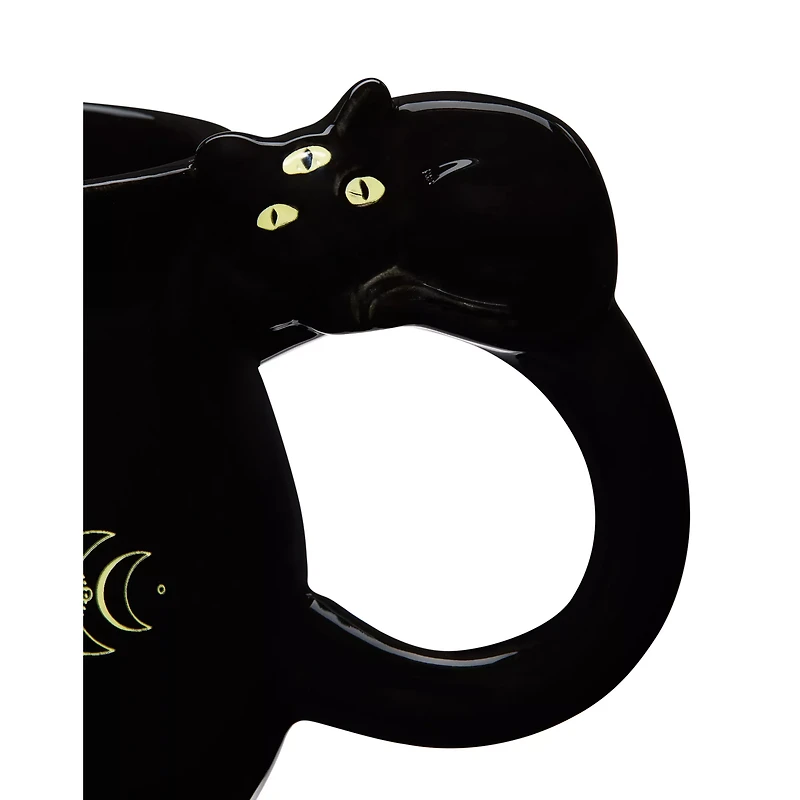 Mystic Cat Molded Coffee Mug - 17 oz.