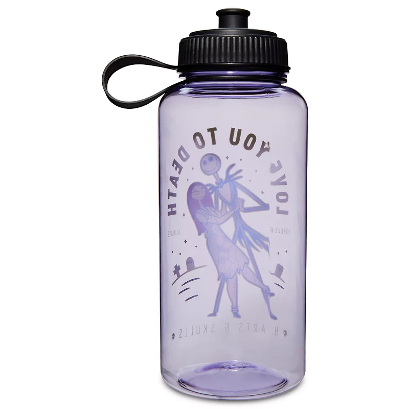 Jack Skellington and Sally Love You To Death Water Bottle 33 oz. - The Nightmare Before Christmas
