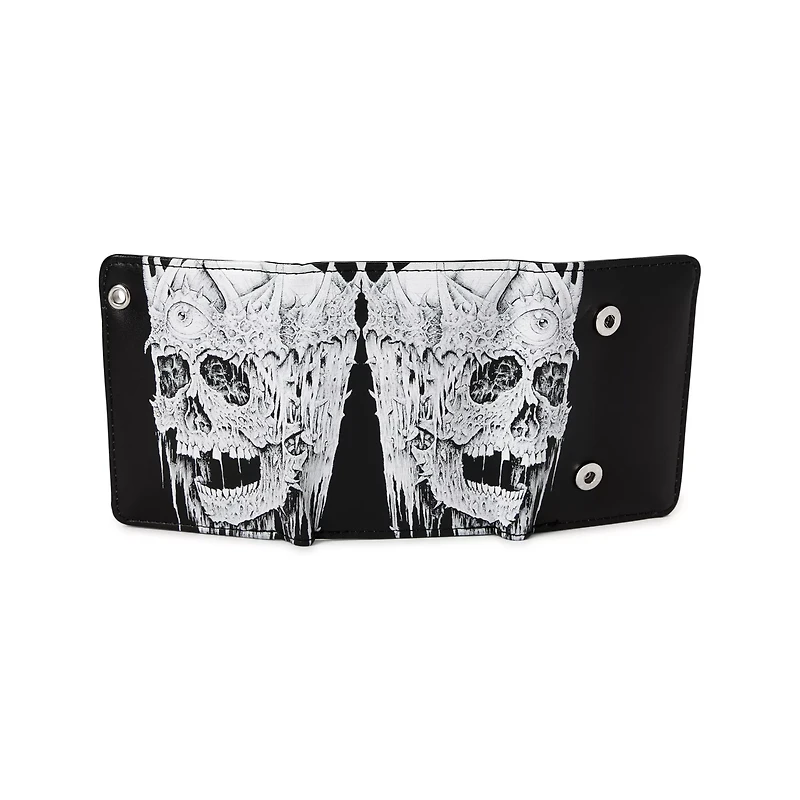 Third Eye Skull Chain Wallet - Sawblade666
