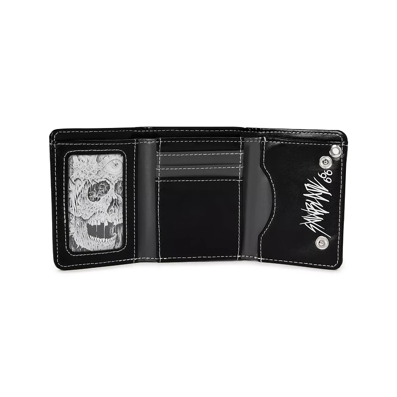 Third Eye Skull Chain Wallet - Sawblade666
