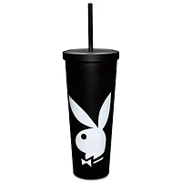 Playboy Bunny Cup with Straw - 24 oz.