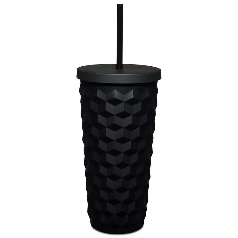 Make Your Dreams Come True Textured Cup with Straw - 24 oz.