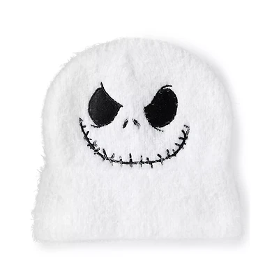 Fuzzy Jack Skellington Face Beanie Hat - The Nightmare Before Christmas