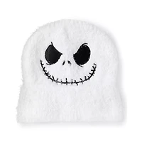 Fuzzy Jack Skellington Face Beanie Hat - The Nightmare Before Christmas
