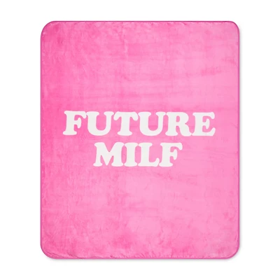 Pink Future MILF Fleece Blanket - Danny Duncan