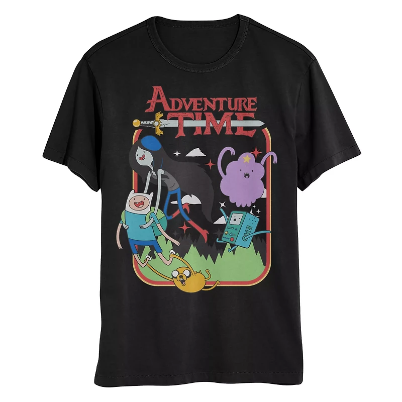 Black Adventure Time T Shirt