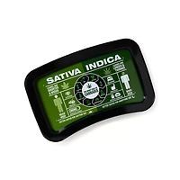 Weed Leaf Info Chart TV Tray
