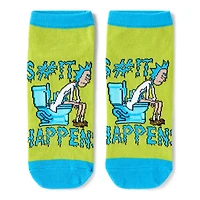 Multi-Pack Rick and Morty Ankle Socks - 5 Pair