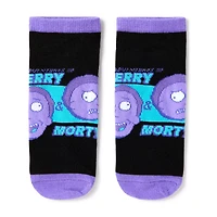 Multi-Pack Rick and Morty Ankle Socks - 5 Pair