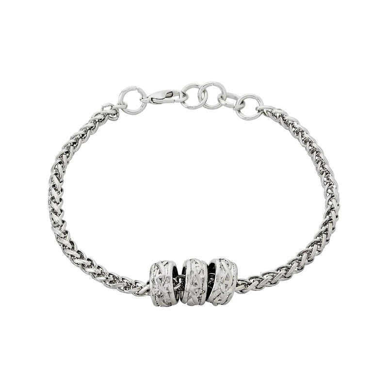 Multi-Pack Leaf and Chain Link Bracelets - 4 Pack