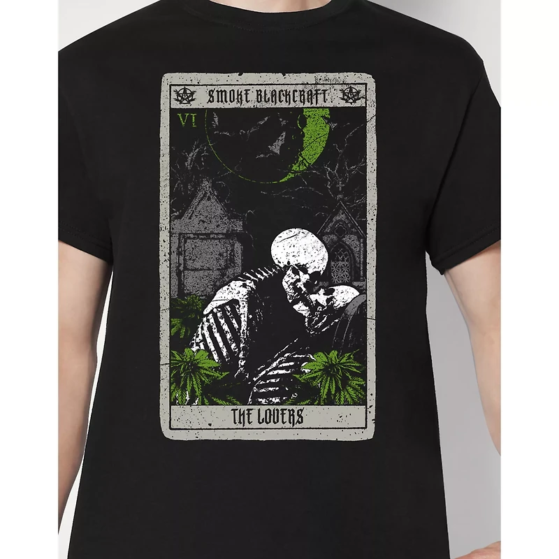 Smoke Blackcraft Lovers Tarot Card T Shirt - Cult