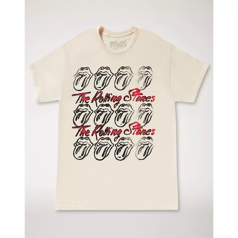 Rolling Stones Logo Grid T Shirt - The
