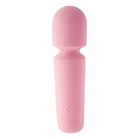 Pink Mini Marvel 8-Function Rechargeable Wand 4.5 Inch -  Hott Love