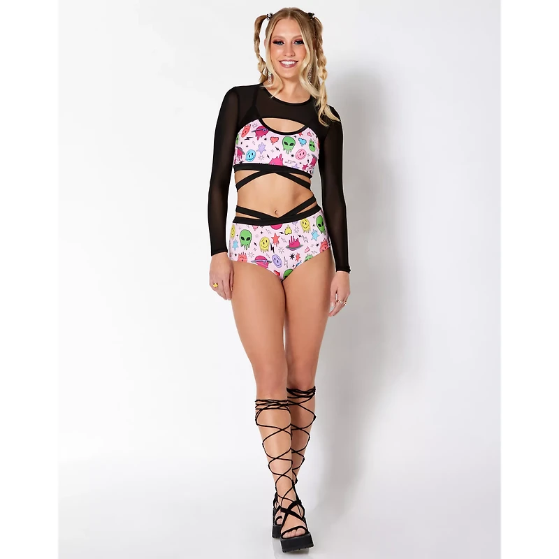 Long Sleeve Black Shrug
