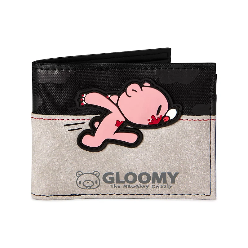 Gloomy Bear Badge Bifold Wallet - Gloomy Bear