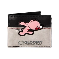 Gloomy Bear Badge Bifold Wallet - Gloomy Bear