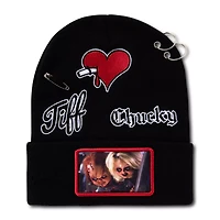Chucky and Tiffany Hardware Cuff Beanie Hat