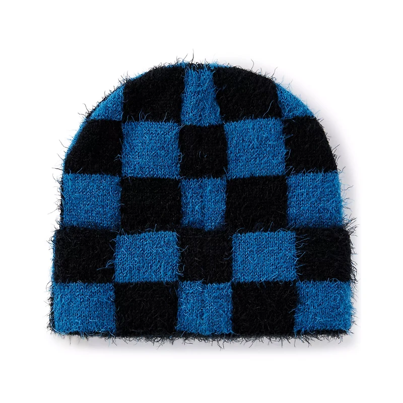 Snorlax Checkered Fuzzy Cuff Beanie Hat - Pokémon