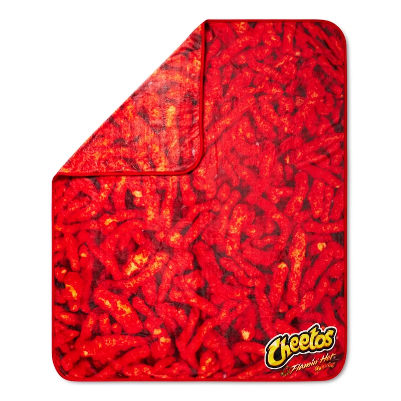 Flamin' Hot Cheetos Fleece Blanket and Plush Set