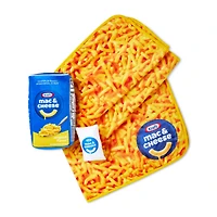 Kraft Mac & Cheese Fleece Blanket and Plush Set