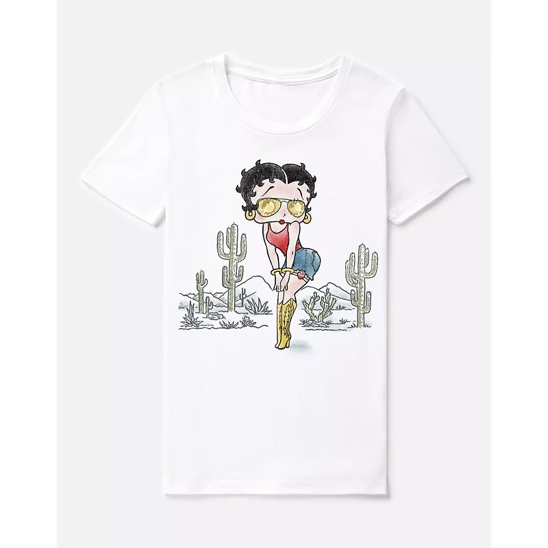 Betty Boop Western T Shirt