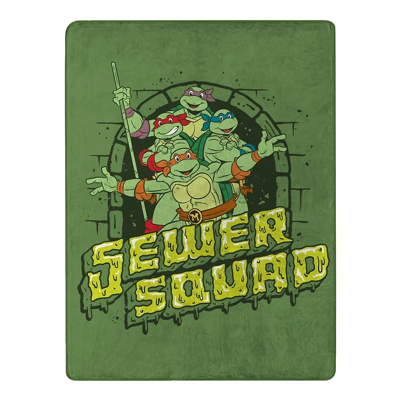 Teenage Mutant Ninja Turtles Sewer Squad Fleece Blanket