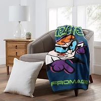 Dexter's Laboratory Omelette du Fromage Fleece Blanket