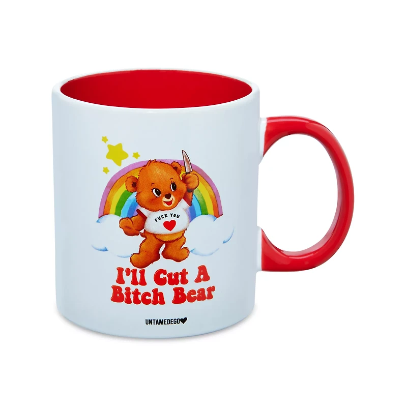 Cut a Bitch Bear Coffee Mug 20 oz. - Untamedego