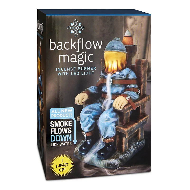 Electric Chair Light-Up Backflow Incense Burner