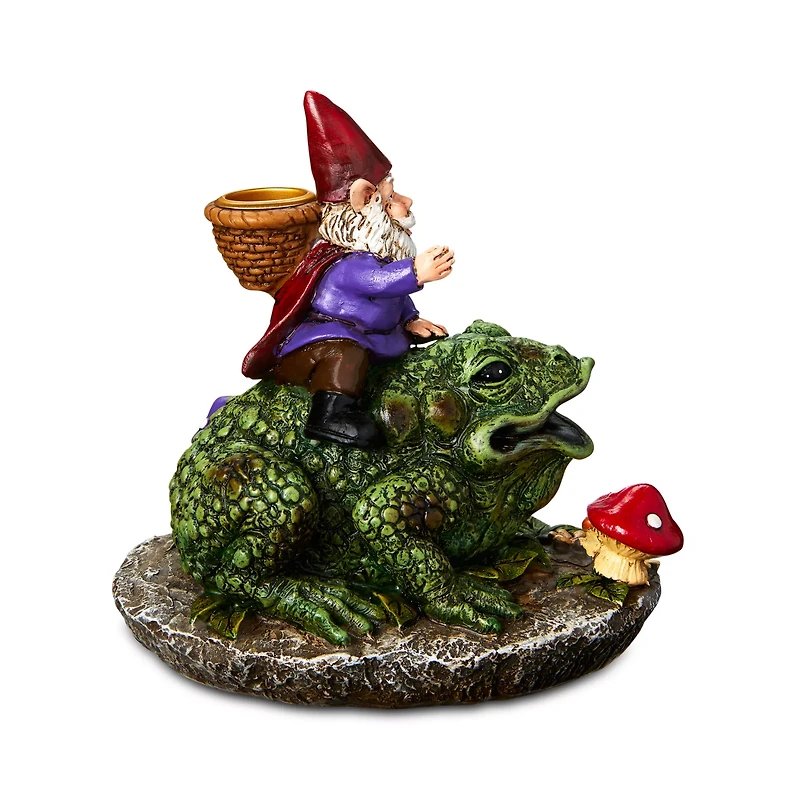 Gnome Frog Backflow Incense Burner
