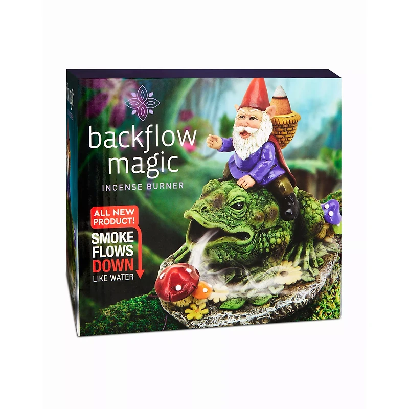 Gnome Frog Backflow Incense Burner