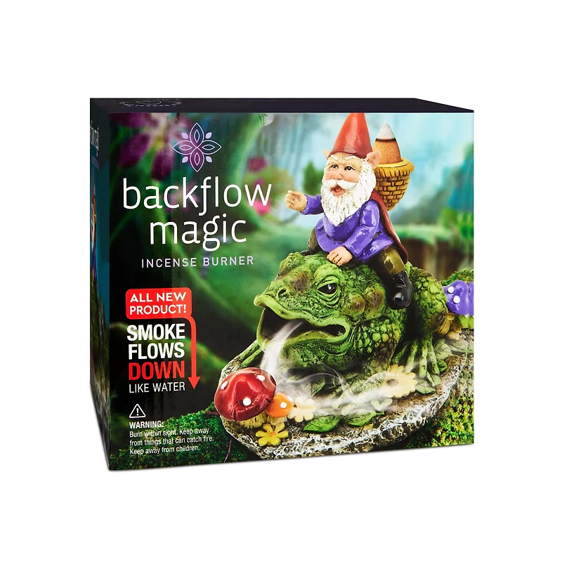 Gnome Frog Backflow Incense Burner