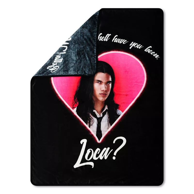 Where Have You Been Loca Jacob Fleece Blanket - Twilight