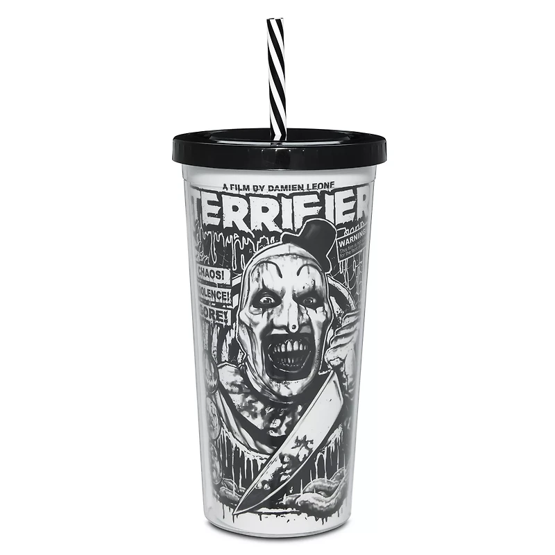 Art the Clown Cup with Straw 16 oz. - Terrifier 2