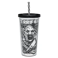 Art the Clown Cup with Straw 16 oz. - Terrifier 2