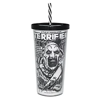 Art the Clown Cup with Straw 16 oz. - Terrifier 2
