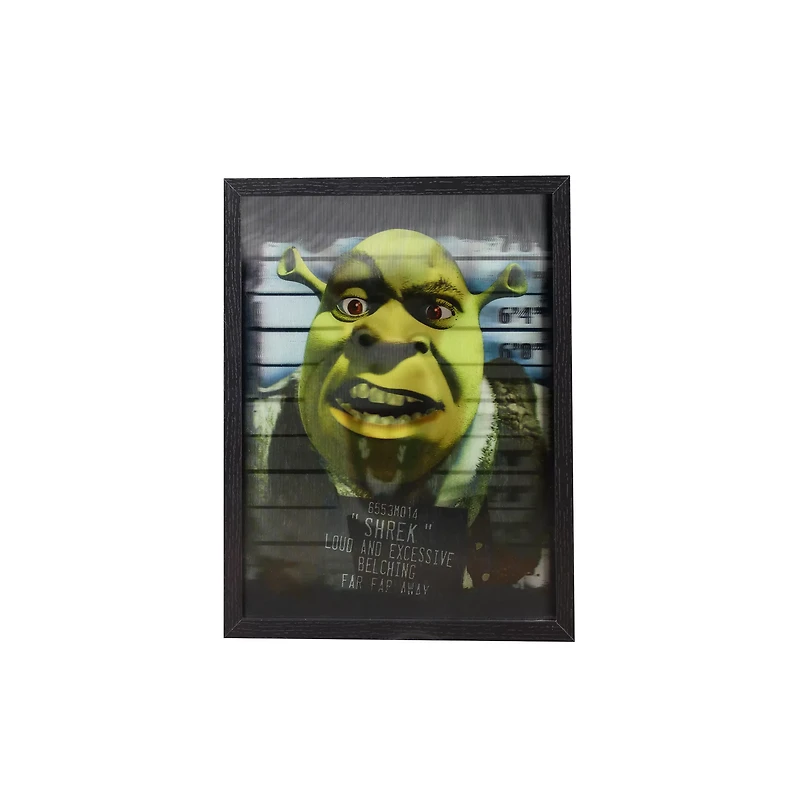 Shrek Belching Lenticular Sign