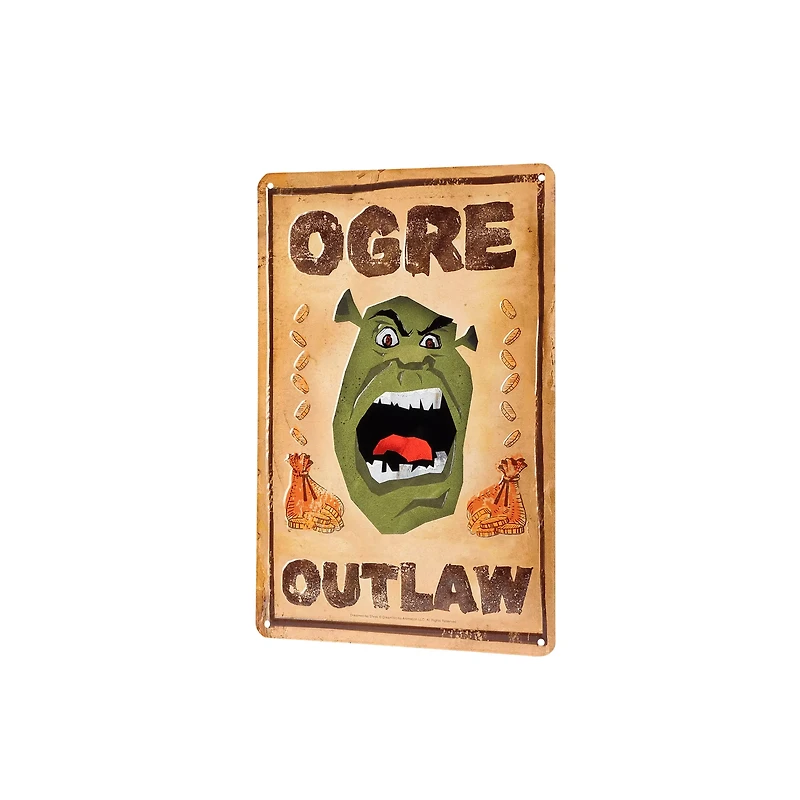 Shrek Ogre Outlaw Sign