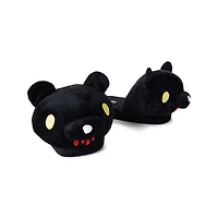Black Gloomy Bear Plush Slippers